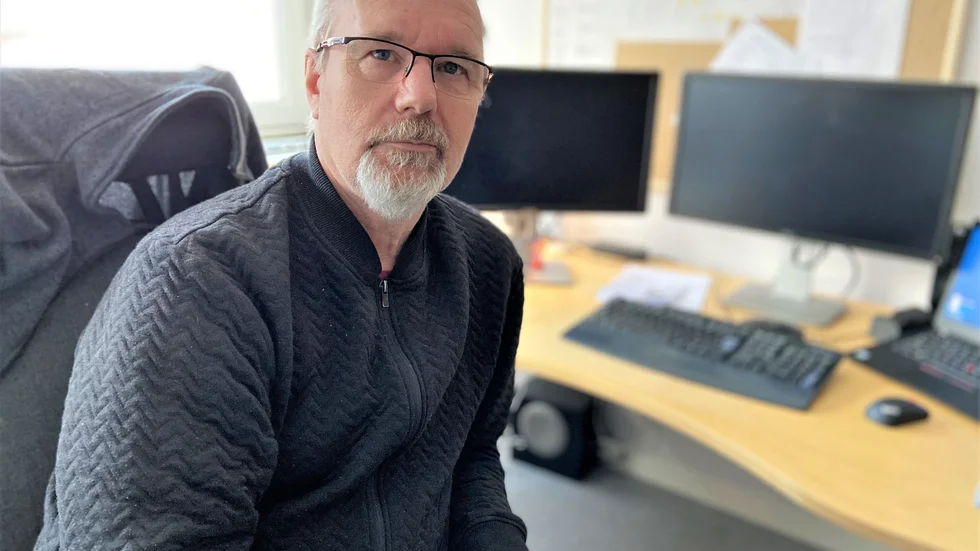 Tomas Stålnacke, Kirunabostäder, är ny projektchef i badhusprojektet. "Nu gasar vi", säger han.  