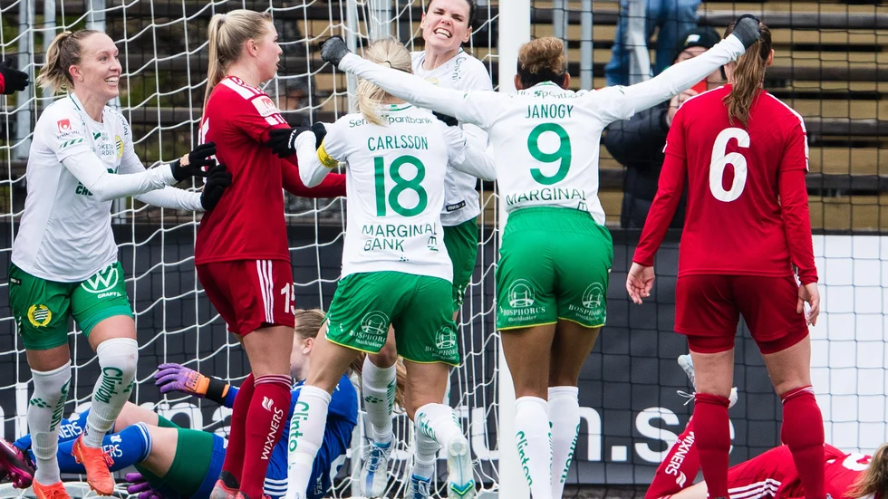 Madelen Janogy och Hammarby sänkte PIF i semifinalen av Svenska Cupen. 