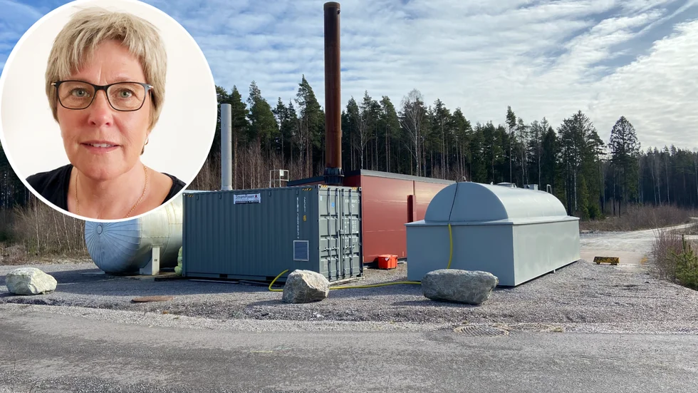 Eskilstuna energi och miljö hade inget bygglov när man installerade en ny oljetank och panncontainer i logistikparken. "Vi var i ett nödläge och hade inget val", säger Lotta Lejdberg, affärsområdeschef för energi på EEM.