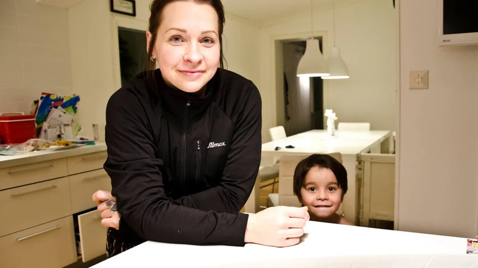 TID. ”Man kan inte alltid planera allt man ska göra till de tiderna”, säger Anna Fors. Här med femårige 
sonen.