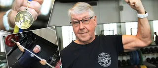 Valdor, 69, tog SM-medalj – lyfter 300 ton om året