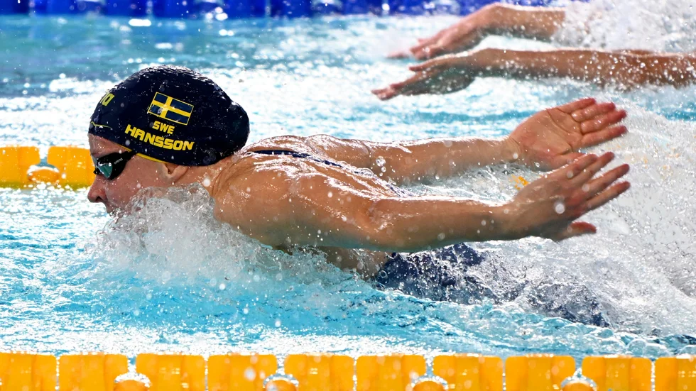 Louise Hansson stannade på tre VM-brons efter att Sverige missat medalj på den avslutande lagkappen 4x100 meter medley.
