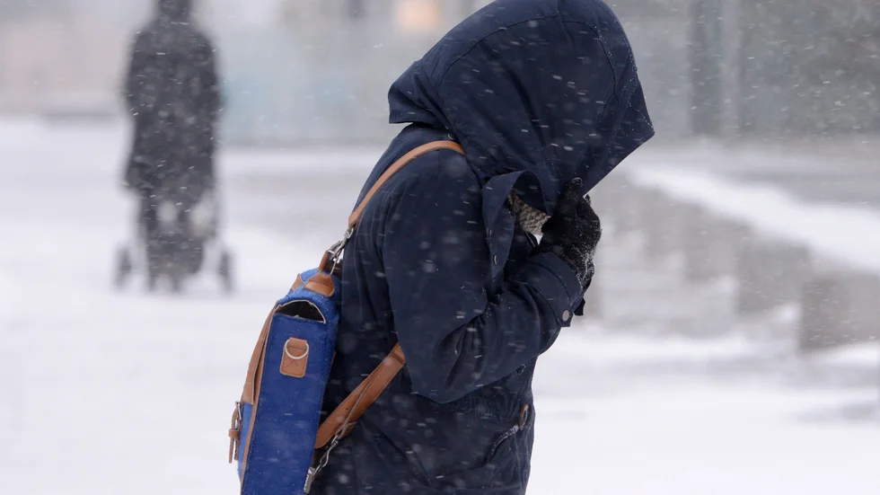 SMHI varnar för snö och blåst på Gotland och i nordostligaste Svealand. Arkivbild.