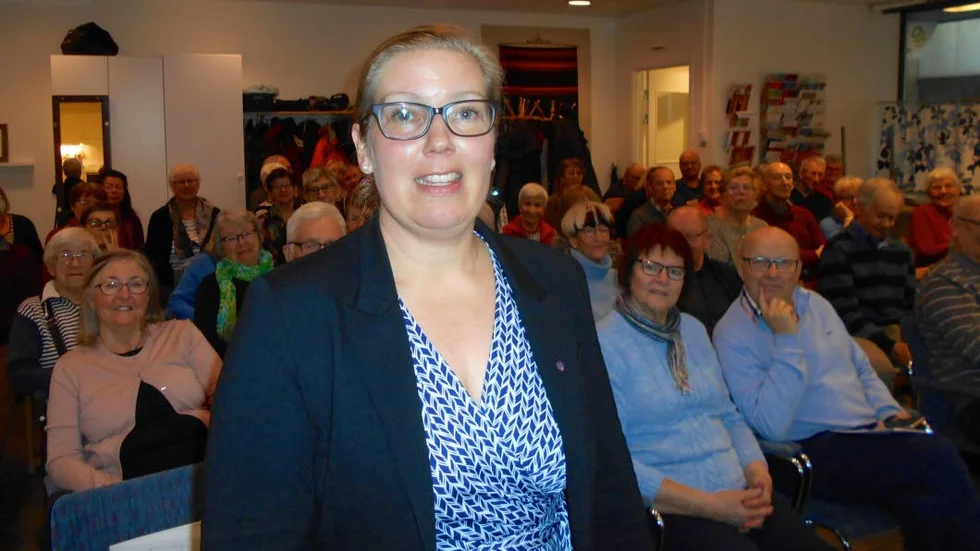Kontorschef Ann-Catrin Ceder var hos PRO Nederluleå Norra.