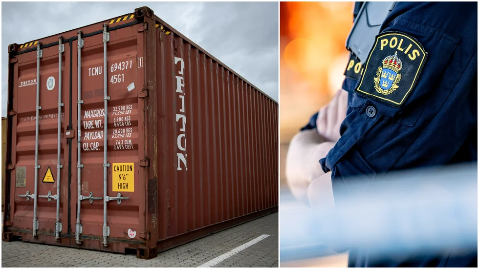 Flera företag drabbade av inbrott i containrar. Polisen misstänker seriebrott.