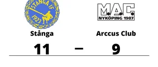 Arccus Club föll borta mot Stånga