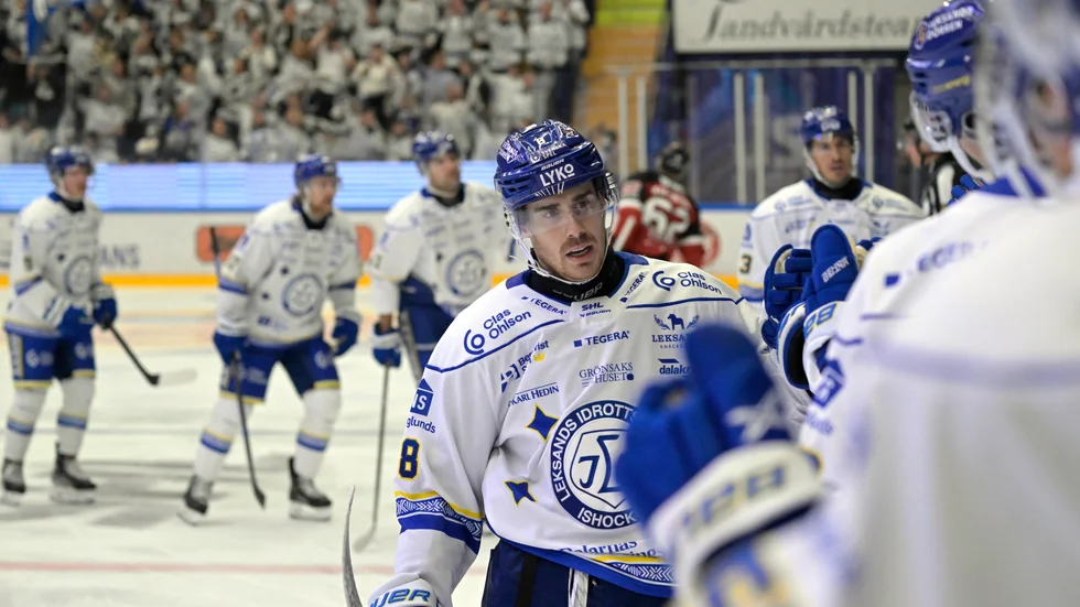 Leksands Matt Caito avgjorde mot Växjö i förlängning. Arkivbild.