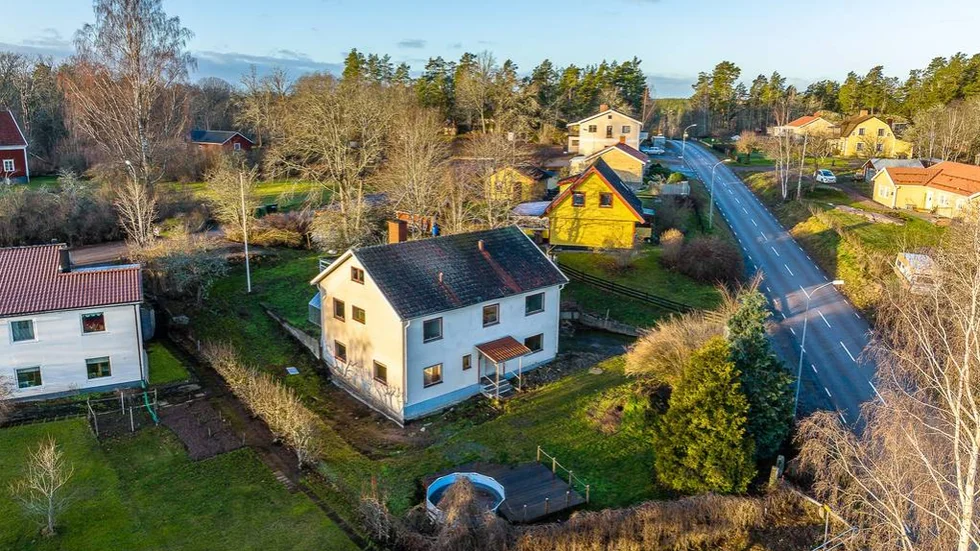 Huset på Prästgårdsvägen i Hjorted är förra veckans mest visade.