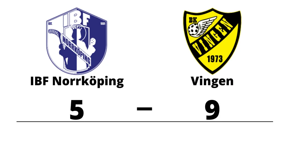 IBF Norrköping förlorade mot BK Vingen