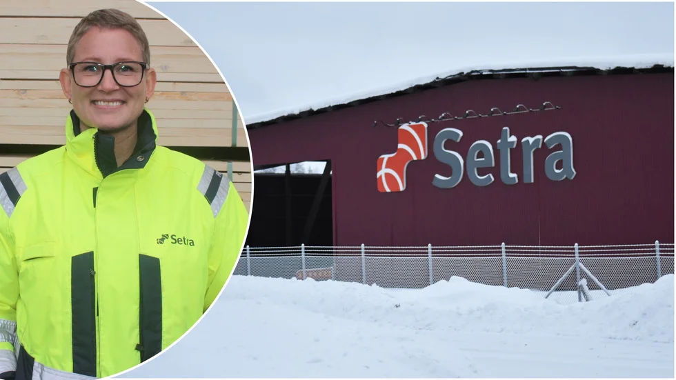 Marlene Bergström, platschef vid Setra i Malå.