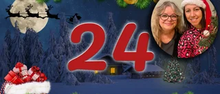 God jul! ❄️ Dags för lucka 24 🎄 Anna och Jessicas julkalender – sista chansen att vinna fina priser!