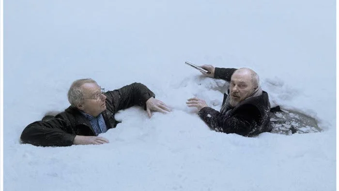Björn Granath och Bjørn Sundquist i "Här är Harold".