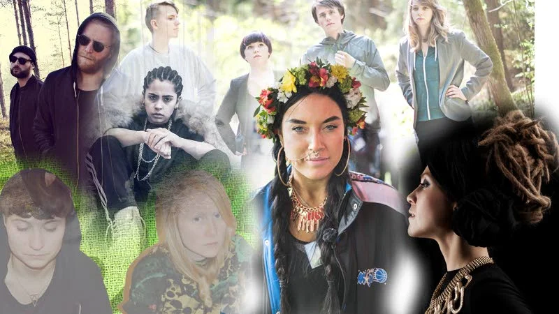Luleå Pride bjuder på ett starkt musikutbud. "Festivalnivå", säger Maxida Märak (med blommor i håret på bilden).