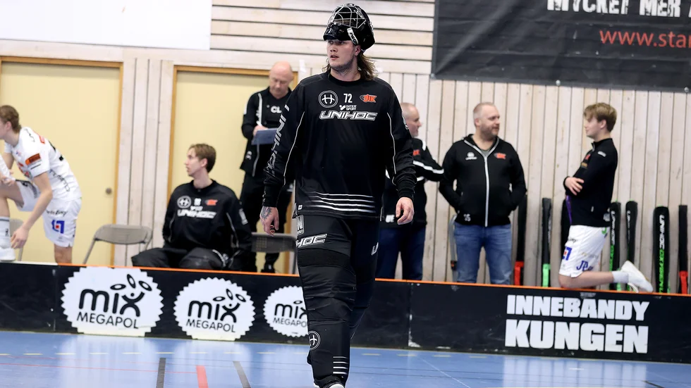 Gustav Jansson, här i Jönköpings mål, är klar för Libk.