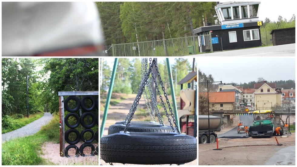 Västerviks flygplats. Investeringspengar på 12 miljoner kan räcka till mycket. 2022 satsades totalt 6,2 miljoner på: Bättre belysta motionsspår, upprustning av 30 lekplatser, och den nya vägen genom Gamleby. 