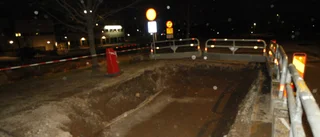 Huvudledning sprang läck – en hel del vatten rann in i Carlsund
