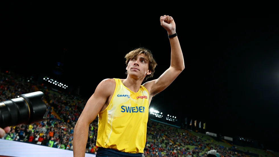 Armand Duplantis är en av finalisterna som kan utses till årets manliga friidrottare. Arkivbild.
