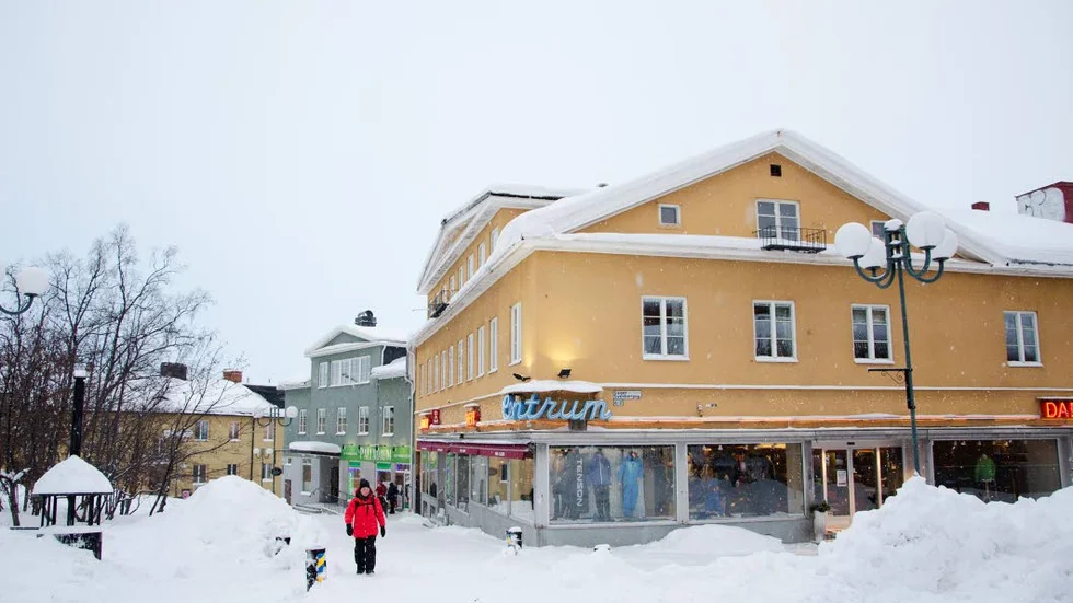 ÖNSKEMÅL. Butiken Centrum vill gärna att huset byggs upp med samma fasad i den nya centrumkärnan så att Kirunaborna ska känna igen butiken.
