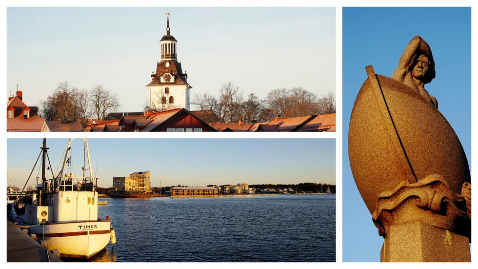 Spejande sjömannen och S:ta Gertruds kyrka kunde bada i sol på fredagsmorgonen.