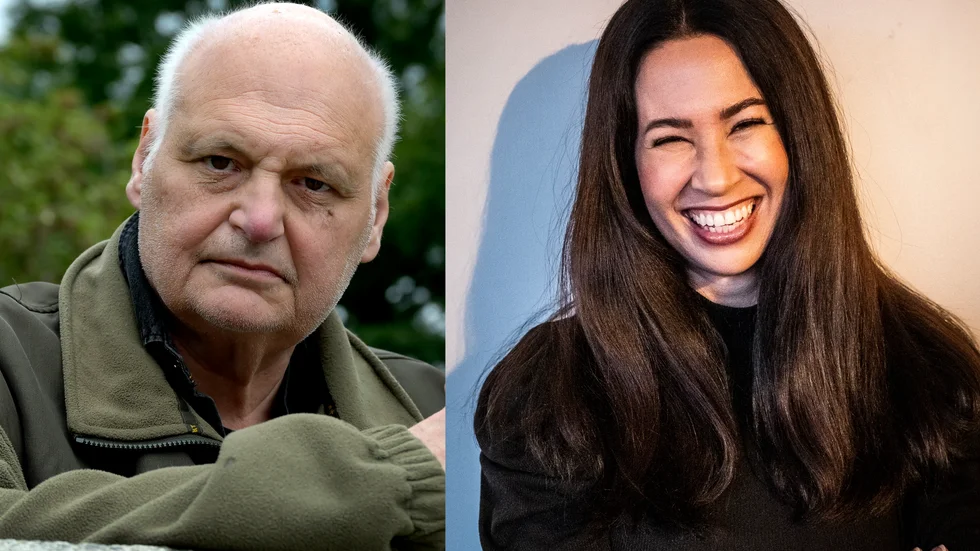 Göran Greider och Magda Gad. Arkivbild