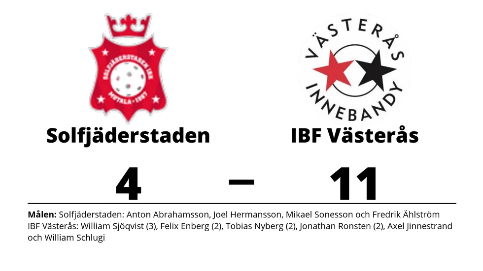 Solfjäderstadens IBK förlorade mot IBF Västerås