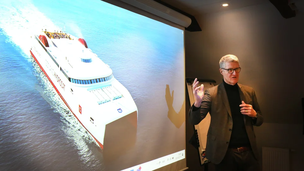 Christer Bruzelius har lett arbetet med nästa generations fartyg, Gotland Horizon och vätgasdrivna färjor.