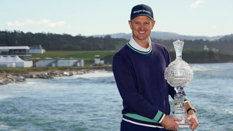Justin Rose vann i Pebble Beach, hans första seger på fyra år.