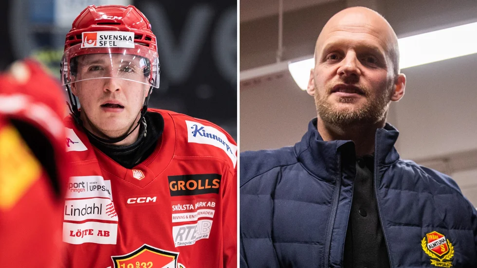 Georgs Golovkovs (t v)  lämnar Almtuna och sportchefen Tony Mårtensson drar in lite pengar till klubben.