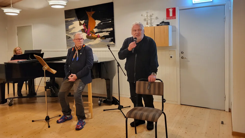 Sameföreningens ordförande Bernt Lundberg hälsade välkommen.