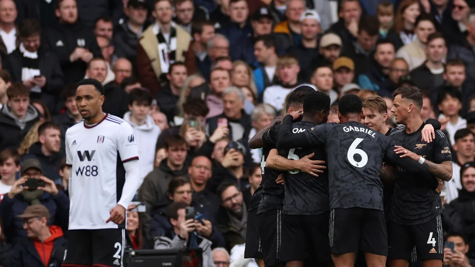 Arsenal besegrade Fulham.