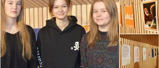 Elevernas affischer belyser olika sorters våld: ”Känns bra att vi får vara en del i detta viktiga ämne” 