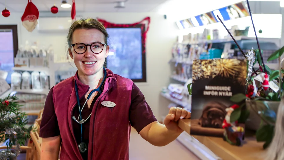 Veterinären Ellen Thor lider med djuren som är rädda när nyårsraketerna smäller. Hon berättar att det finns en hel del man kan göra för att underlätta nyårsfirandet för våra husdjur. 