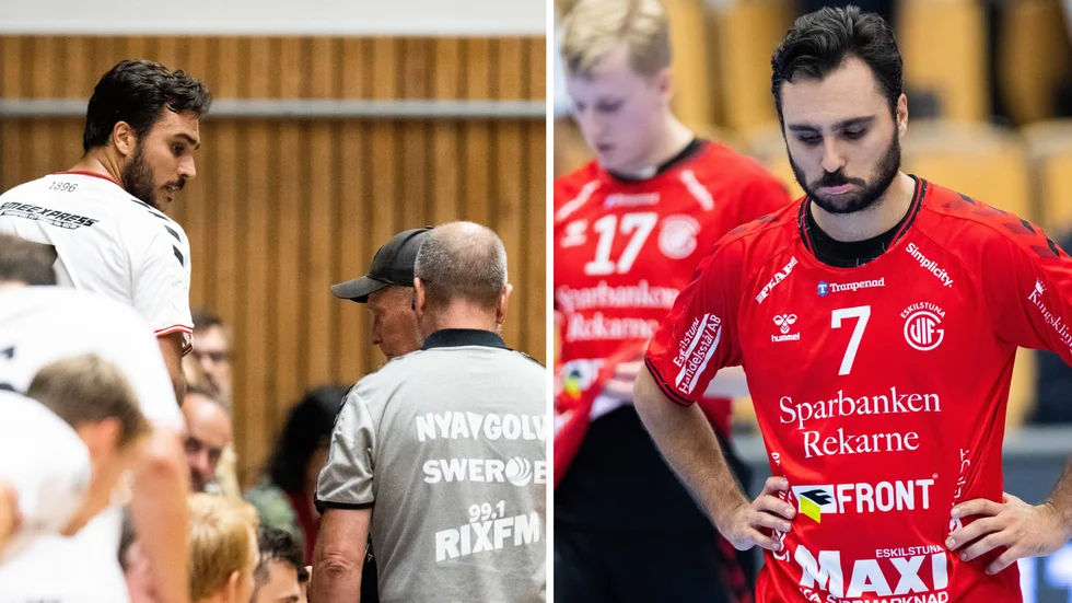 Pavle Karacic sköt en straff i huvudet på OV Helsingborg-målvakten Michael Andersson och blir nu avstängd efter att ha fått sitt andra röda kort. Det första fick han i bortamötet med Lugi (bilden till vänster) tidigare i höstas.