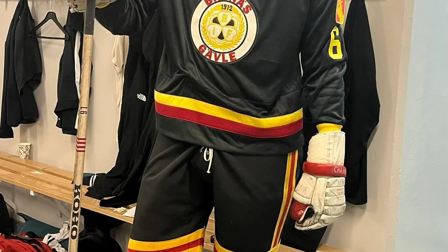 Tobias Svensson från Västervik har en så kallad statistroll som en av Börjes lagkamrater i Brynäs.