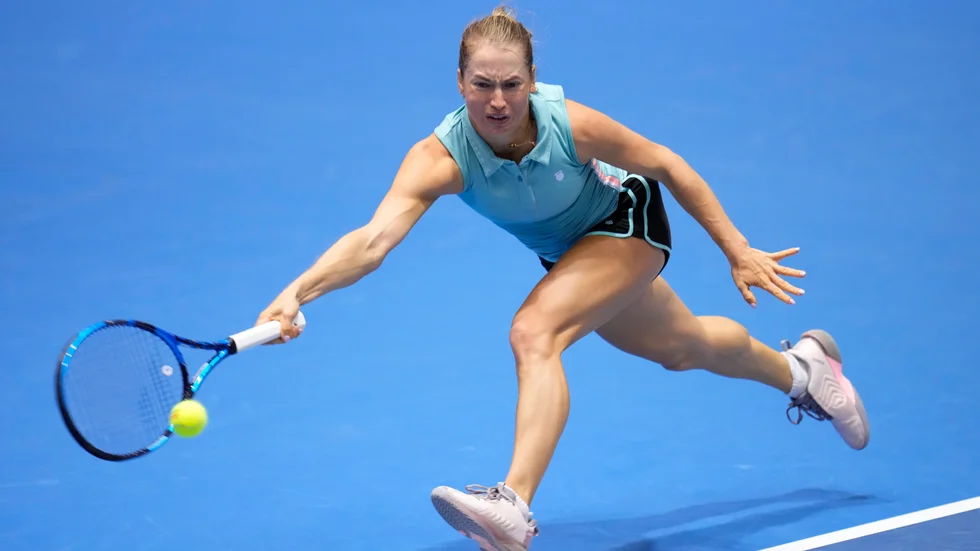 Julia Putintseva tävlar i Ryssland i helgen. Arkivbild.