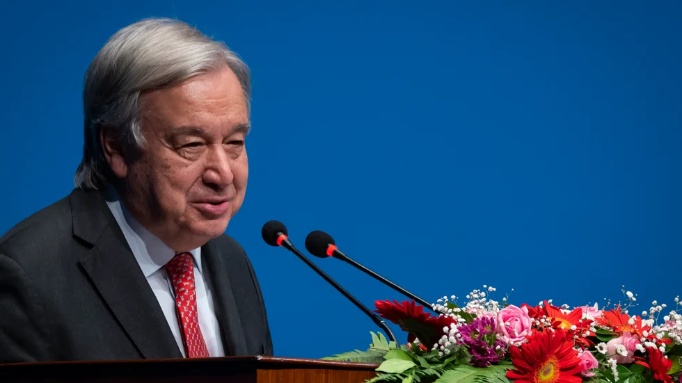 FN:s generaldirektör Anónio Guterres. Arkivbild.