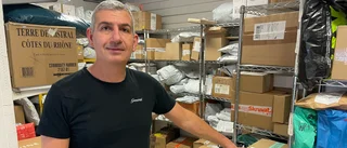 "Hoppas att folk kommer och hämtar det de har beställt"