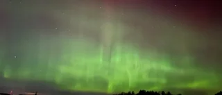Såg du norrskenet över Uppland i natt?