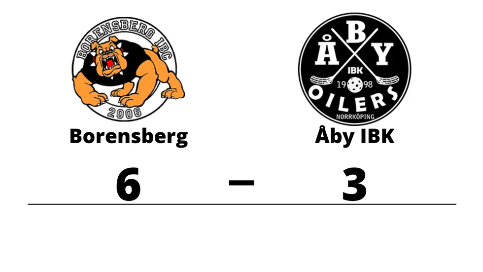 Borensberg IBC vann mot Åby IBK Ungdom U