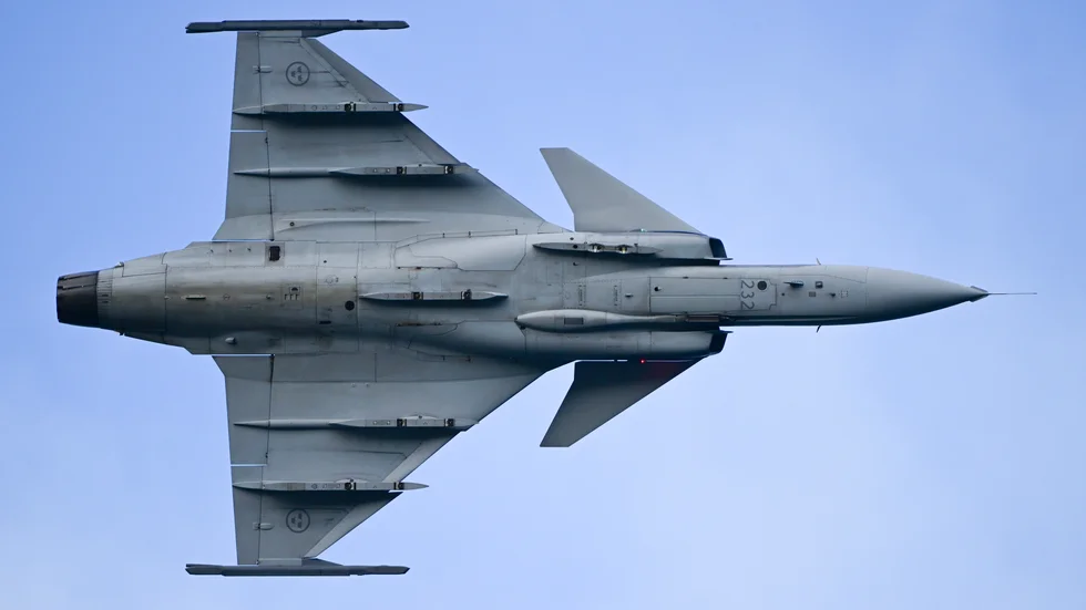 Saab får tilläggsbeställning av FMV för att säkra Jas Gripens fortsatta drift. Arkivbild.