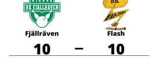 Oavgjort i toppmötet mellan Fjällräven och Flash