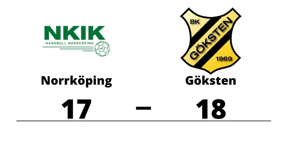 Norrköping KvIK förlorade mot Gökstens BK