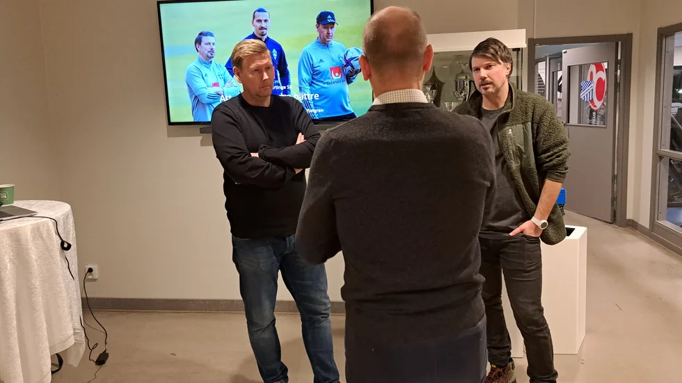 Peter Wettergren och Daniel Ekvall har jobbat ihop i landslaget. Blir de kollegor i IFK Norrköping efter årsskiftet?
