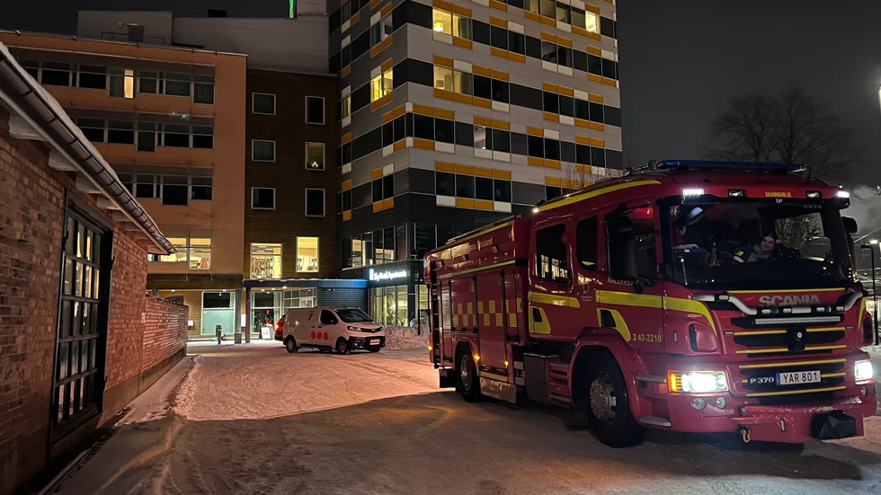 Brand i Tornet. 