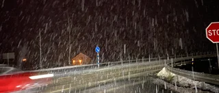 MORGONTRAFIKEN: Grisigt väder på E22 – snöfall norröver  