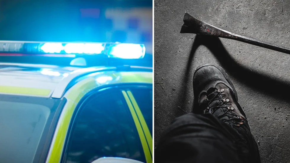 Maskerade tjuvar skrämdes och tog till flykten. Arkivbild