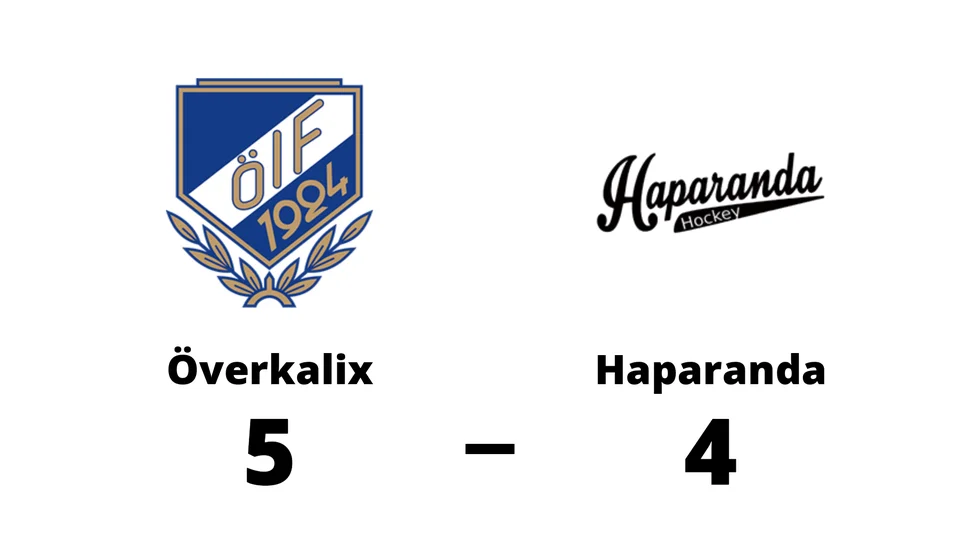 Överkalix IF vann mot Haparanda HF