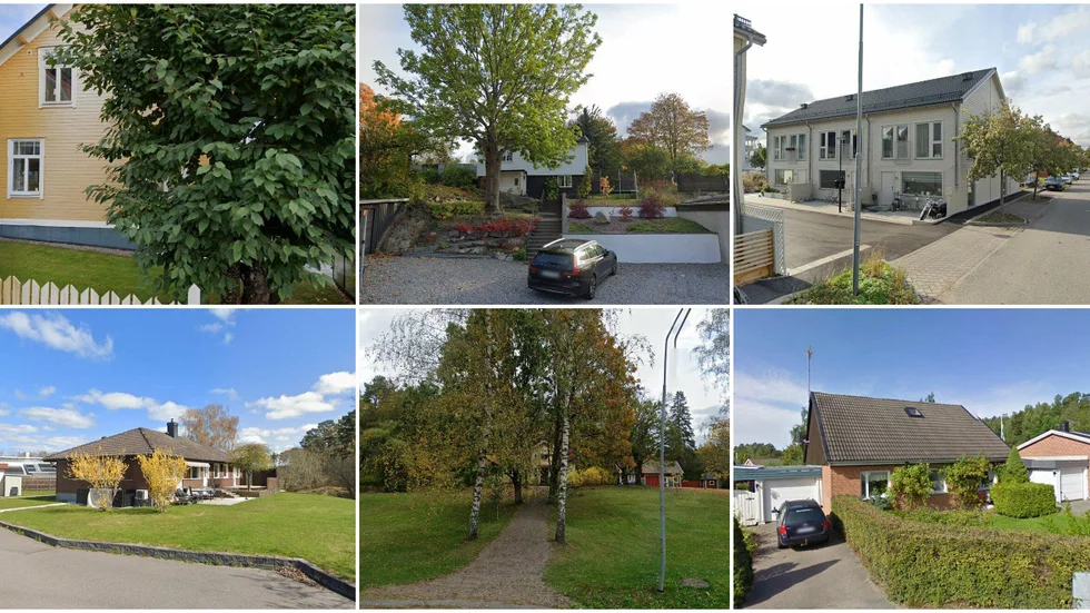 Strindbergsgatan 1, Ringargränd 5, Bollgränd 23, Stensborgsvägen 4, Vårmossevägen 10 och Myrstigen 6