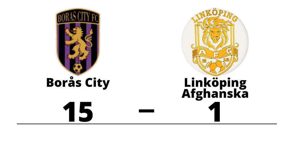 Borås City FC vann mot Linköping Afghanska FC