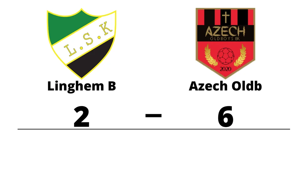 Linghems SK B förlorade mot Azech oldboys BK